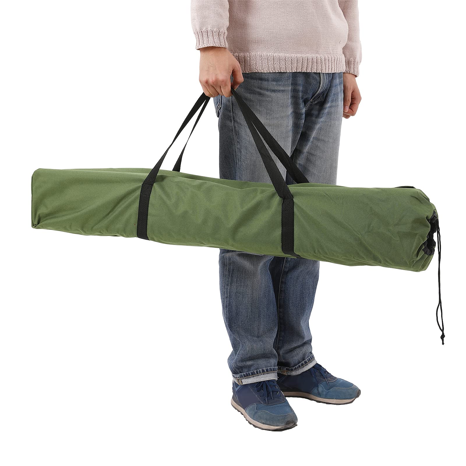 SONGMICS Brandina da Campeggio Pieghevole, Lettino da Campeggio, Letto per Ospiti, Struttura in Metallo