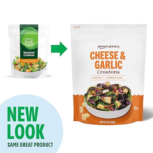Miniatura 4 de Tienda Fresh, Crutones sazonados de queso y ajo, 5 onzas