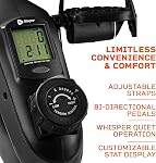 LifePro Under Desk Bike Pedal Exerciser - Mini Exercise Bike for Legs & Arms, Magnetic Resistance Peddler with LCD Monitor, Foot Pedal Exerciser & Desk Workout Cycle Exercise Machine with Fitness App