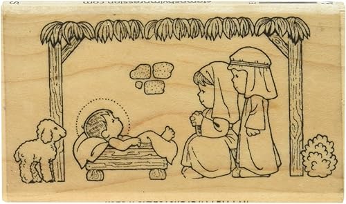 Stamps by Impression Sello de Goma de Navidad - 1.75" x 3" - ST 0914