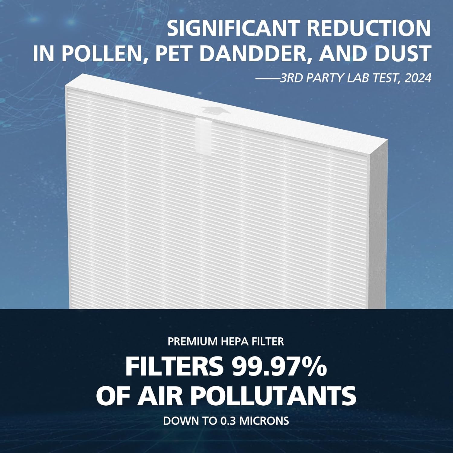 2 Sets 5510 5520 Filter Q For WINIX 5510 5520 Air Purifier Filter Replacement 1712-0123-00 For Large Room 1882 Ft²/Hr 2 Middle & 2 Activated Carbon Filters Captures Pet Dander Smoke Dust Pollen - Image 8
