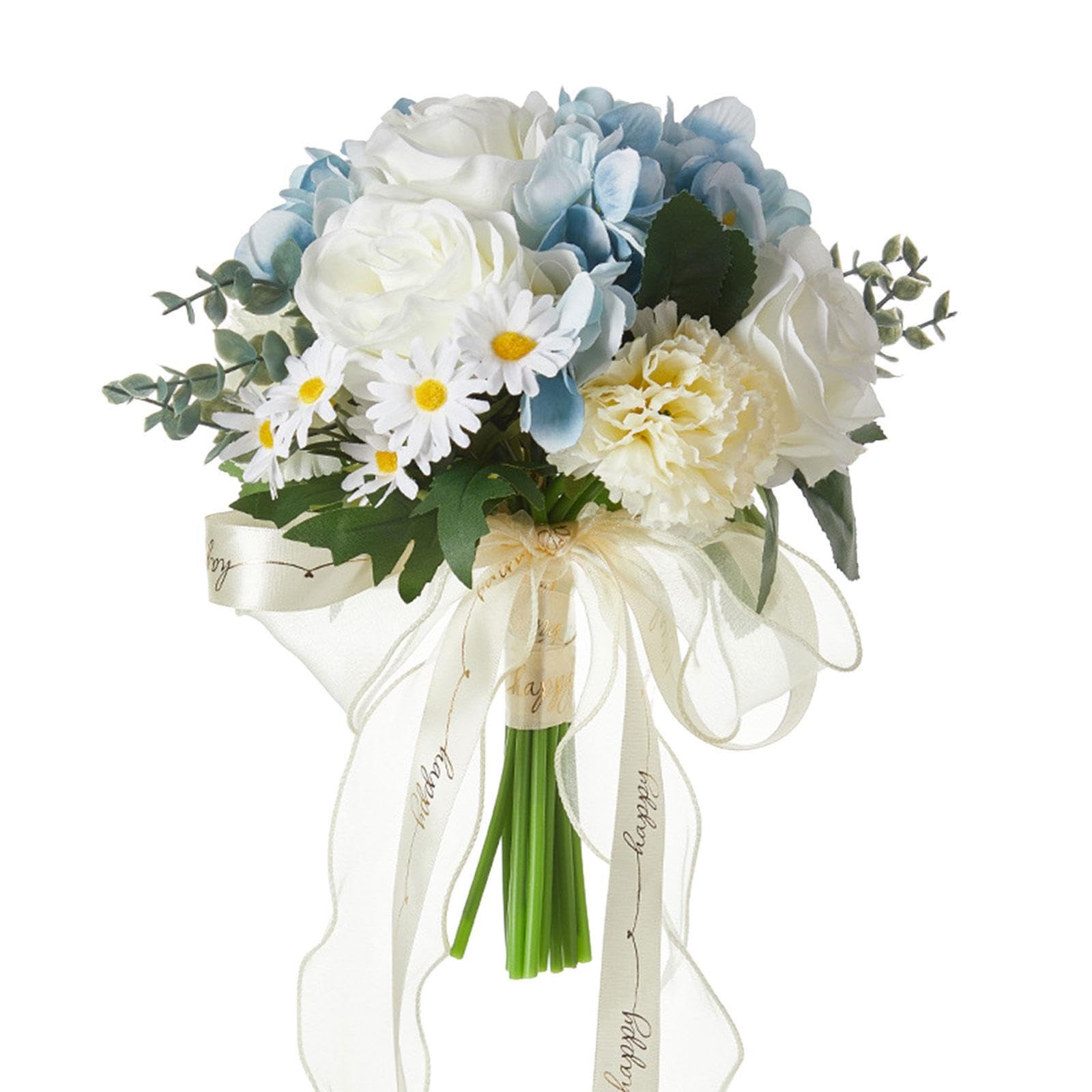 Auyxssz Bridesmaid Ceremony Bouquet Party Featuring Elegant Hand Flowers With Roses For Beautiful Gatherings Lawn Wedding Wedding Bridal Bouquet Bride