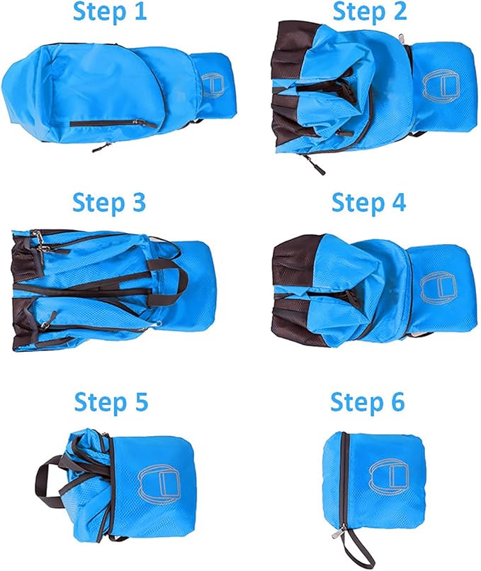 Foldable Travel Backpack: Lightweight & Water-Resistant Hiking Daypack