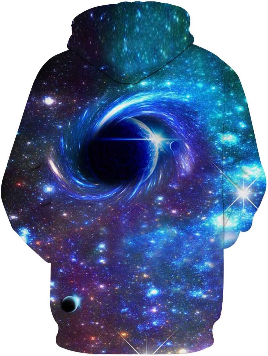 Hgvoetty Unisex 3D Novelty Hoodies for Men Women Cool Graphic Pullover Sweatshirts with Pockets