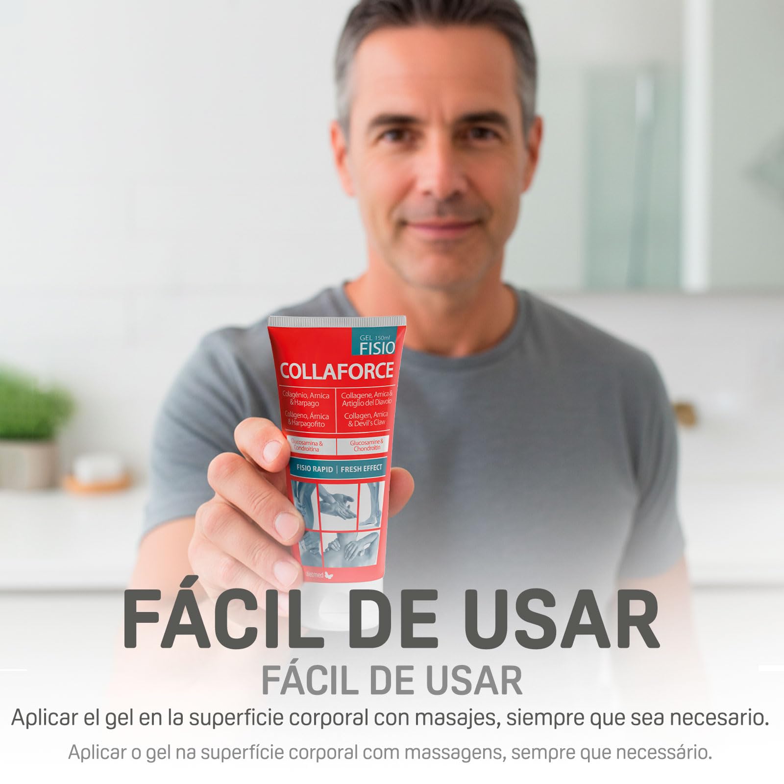 Dietmed Collaforce Fisio Gel effetto freddo, 75ml