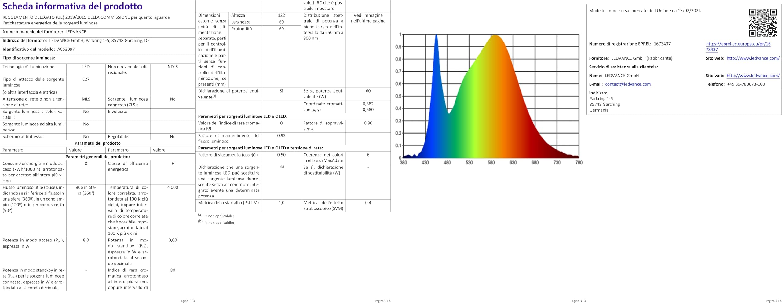 Lampada Fluorescente Osram 15W - Luce Bianca Naturale (840), Dimmabile - Foto 12