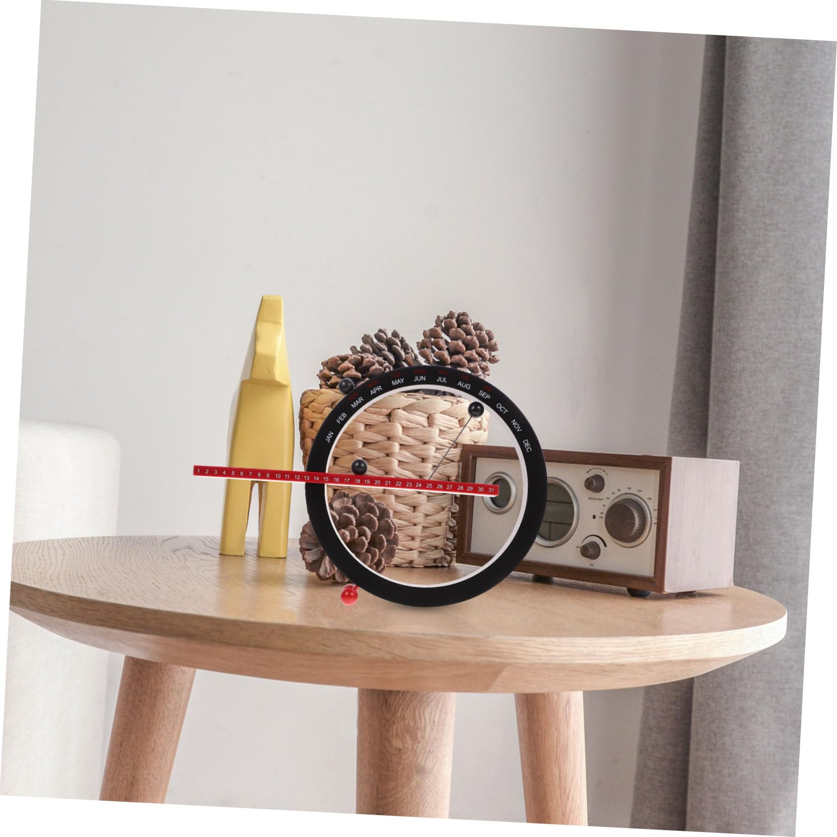 Juego de 3 relojes decorativos de pared, calendario de Adviento 2022, decoraciones de Navidad para niños, planificador de sastres de prensa, decoración del hogar, imán eterno, escritorio, oficina,