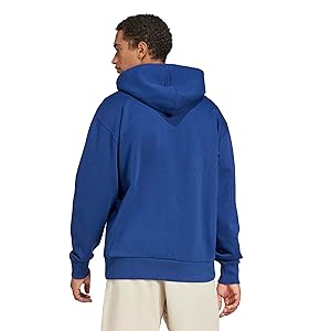 adidas mens All Szn Fleece Loose Hoodie