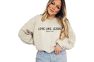Love Like Jesus Christian Bible Sweatshirt: Spread God's Message with Style