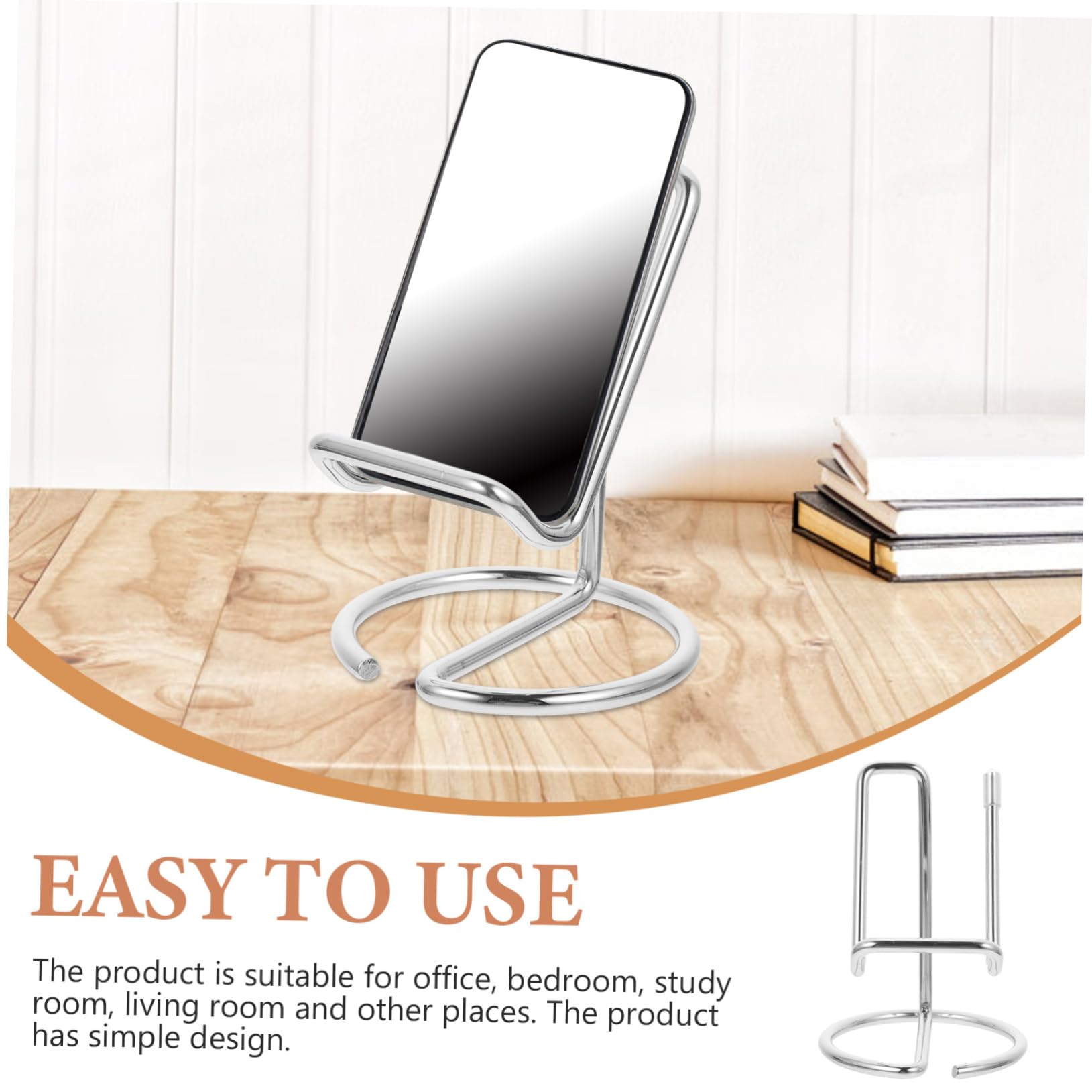 2piezas Soporte De Teléfono Móvil De Estable y Ergonómico para Escritorio Organizador De Oficina Compatible Tablets y Smartphones Paquete