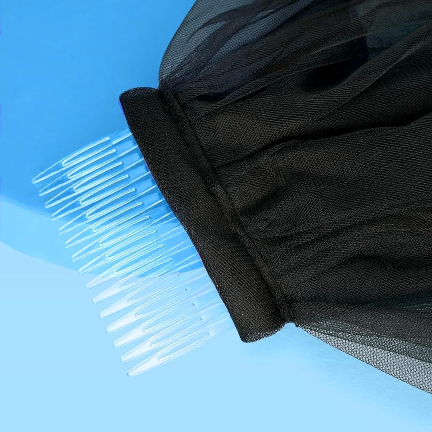 Black Veil Double Layer Short Veils Bride or Die Bachelorette Party Engagement Halloween Party Supplies Wedding Gift