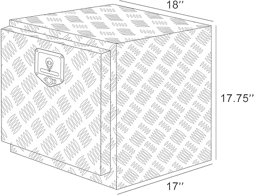 Miniatura 138 de 48 pulgadas de largo x 15 pulgadas de ancho x 15 pulgadas de alto, caja de herramientas para camioneta, caja de herramientas, almacenamiento