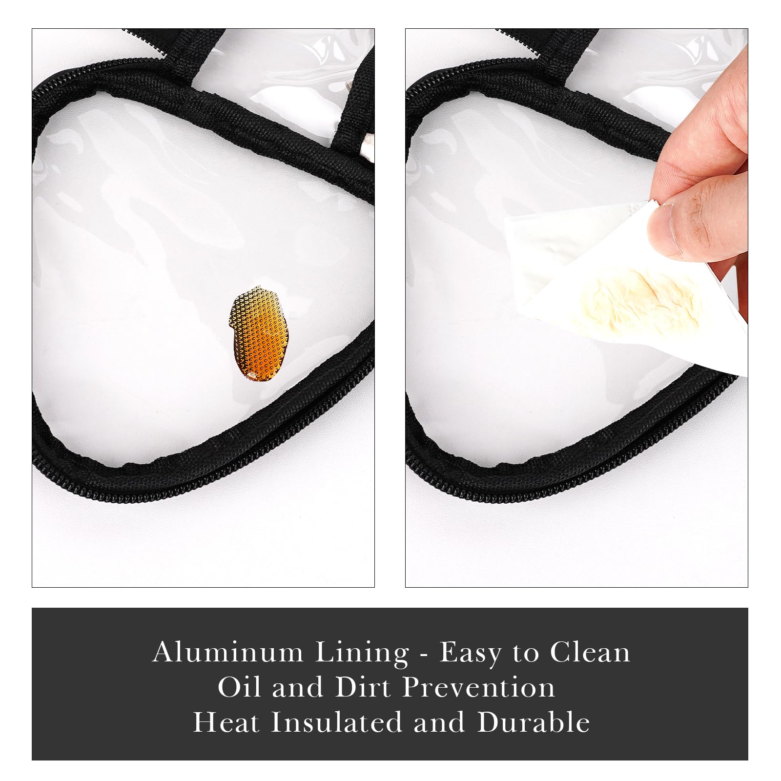 Linkidea Mini Snack Bag, Reusable Insulated Snacks Storage Bag for Fruit Portable Leak-Proof Lunch Bag Fits Picnic, Work - Image 4