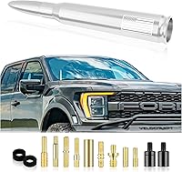 Vista 12 de Antena de Bala Mejorada con Bandera Estadounidense para Automóvil, Accesorios Exteriores de Camión, Cubiertas de Antena Compatibles con GMC, Chevy