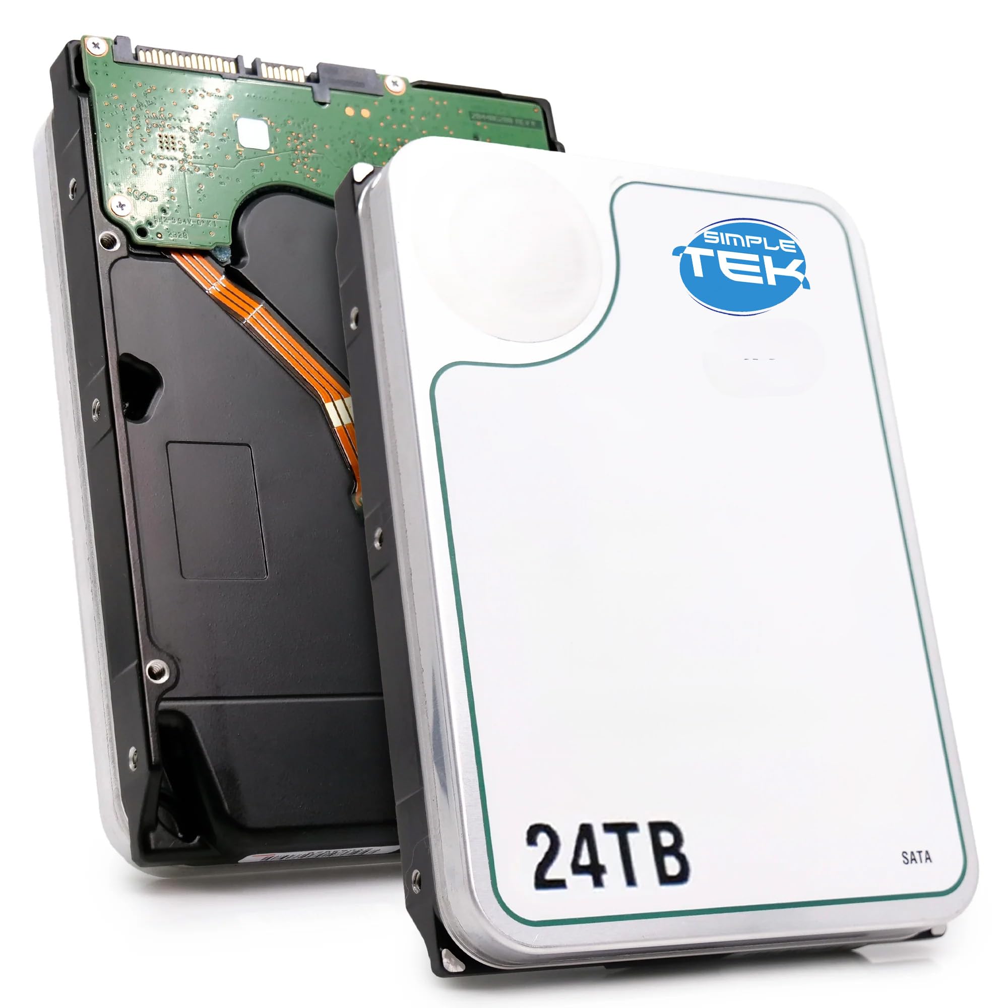 SIMPLETEK - Hard Disk Enterprise 24TB - 3,5" SATA - 7200 RPM - 512MB Cache - Tecnologia ad Elio - Modello ST24000NM002H