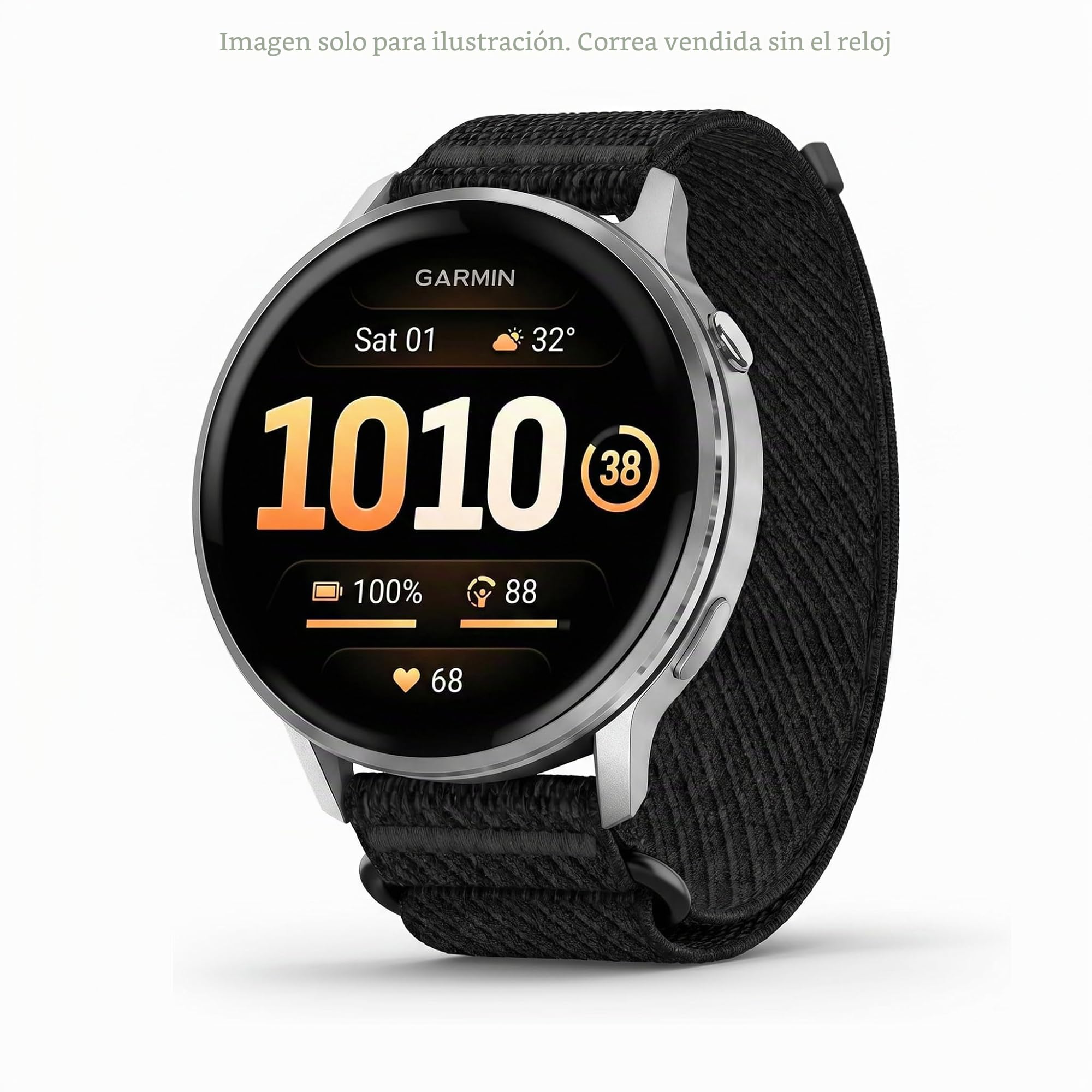 Garmin Official Quick Release Bands (22mm), suitable for selected Forerunner-,Venu- and vívoactive smartwatch series, Original accessory