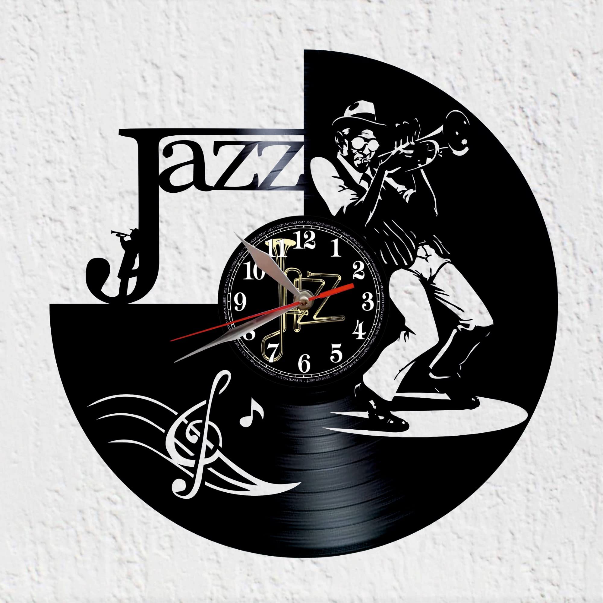 Winyl Disco Watch Motyw muzyki Jazz