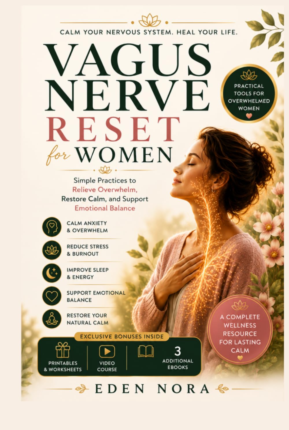 Vagus Nerve Reset for Women: Simple Practices to Relieve Overwhelm, Restore Calm, and Support Emotional Balance (Vagus Nerve Healing Collection)