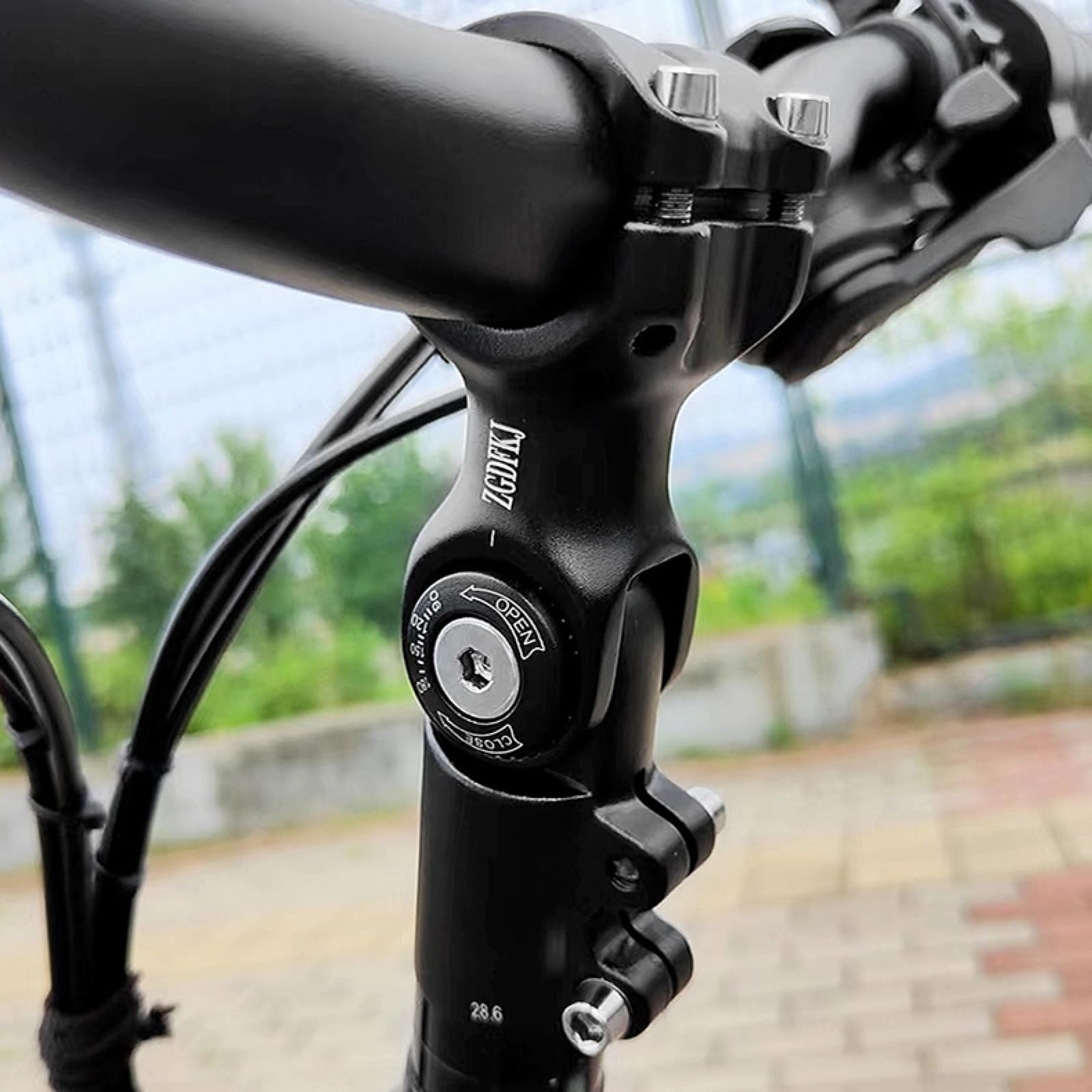 TRIWONDER Lenkererhöhung Aluminium Fahrrad Vorbau – MTB Gabelschaft Extender, Höhen-Adapter für Verstellbaren Ahead Vorbau, 28,6 mm / 1-1/8 Zoll