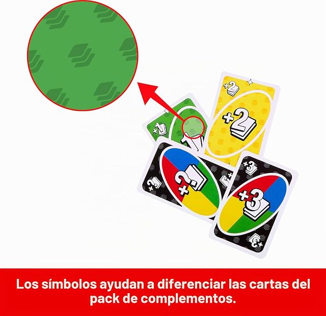 Foto 5 de 6 de Mattel Games - Paquete de pilas UNO