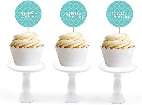 Miniatura 2 de Andaz Press Colección totalmente personalizada, kit de recuerdos de fiesta de bricolaje, paquete de 20, texto o logotipo personalizado