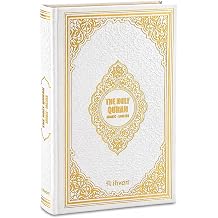 ngilizce Arap a Kuran  Kerim Mealli Ciltli - Orta Boy - Beyaz