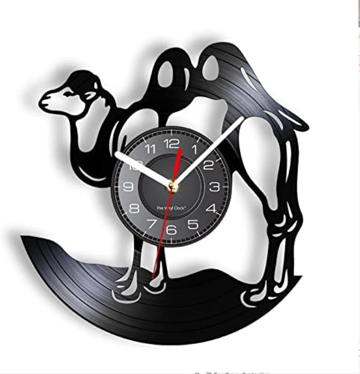Vinyl Record Wall Clock 12 Inch Camel Wall Clock African