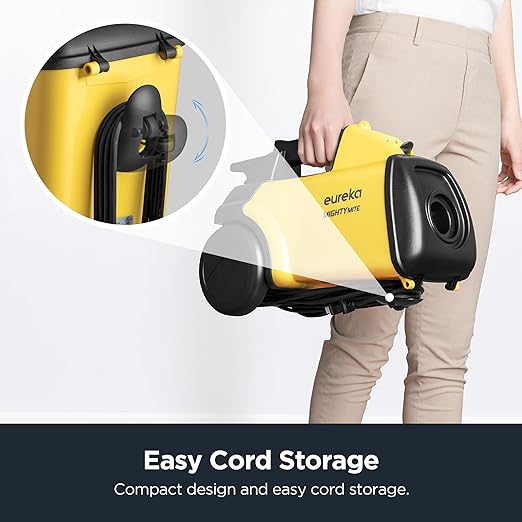 Aspiradora Vertical Industrial Ligera con Bolsa, 1200W, 30' Cable miniatura 7