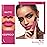 Oulac Matte Pink Lipstick for Women, Long Lasting Liquid Lip Stick High Impact Lip Gloss Full Coverage Lip Makeup with Vitamin E Waterproof Formula,Vegan M34