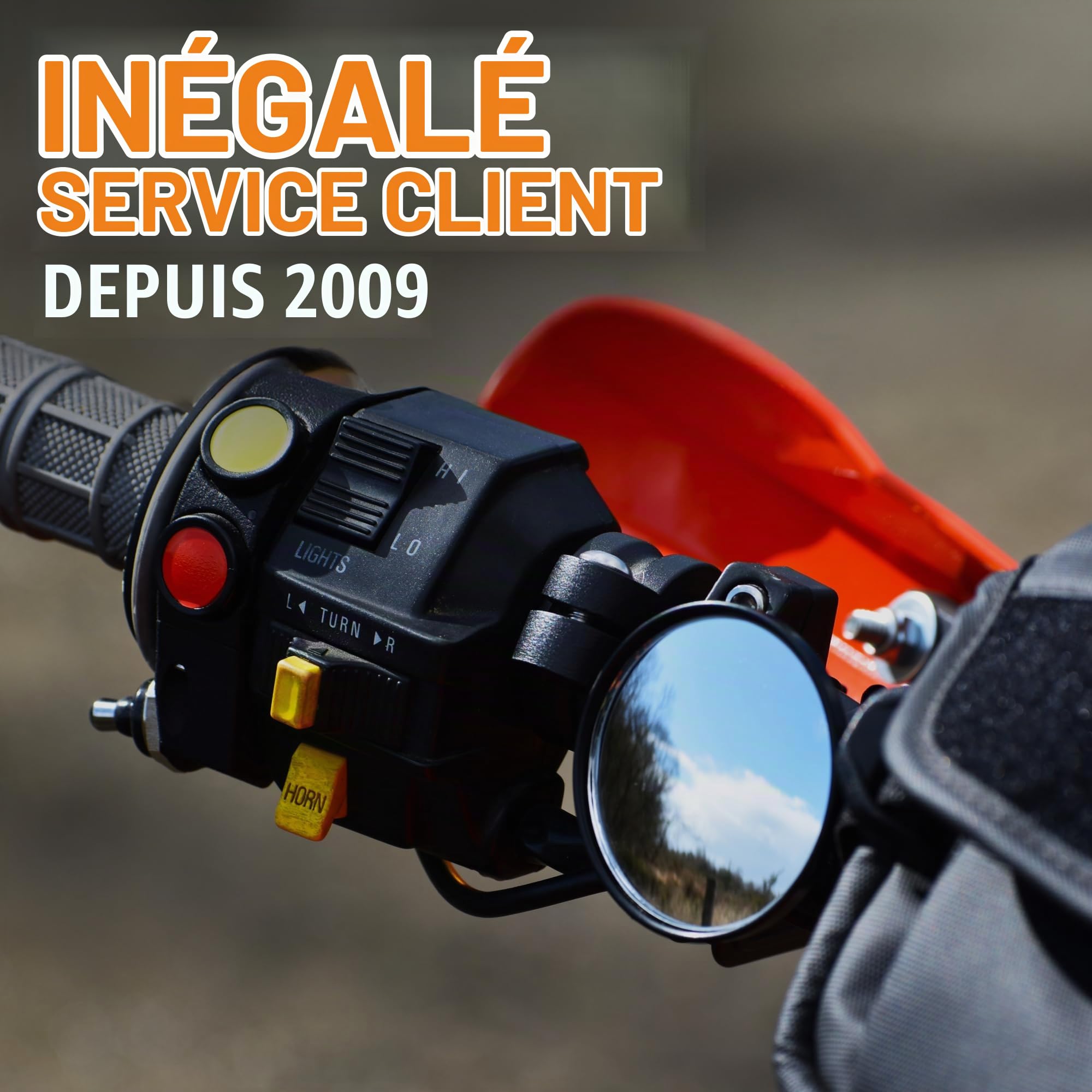 Doubletake Mirror trail motorcyle mirror - universal fitment