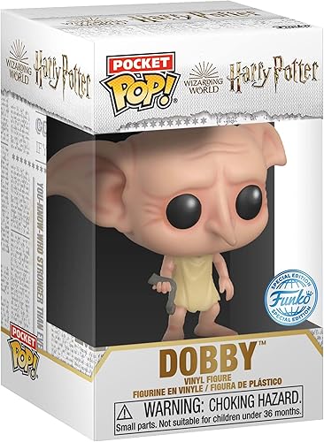 Miniatura 3 de Funko Pocket POP! & Tee Harry Potter - Dobby - para niños y niños - S - (S) - Camiseta - Ropa con minifigura de vinilo coleccionable - Idea de