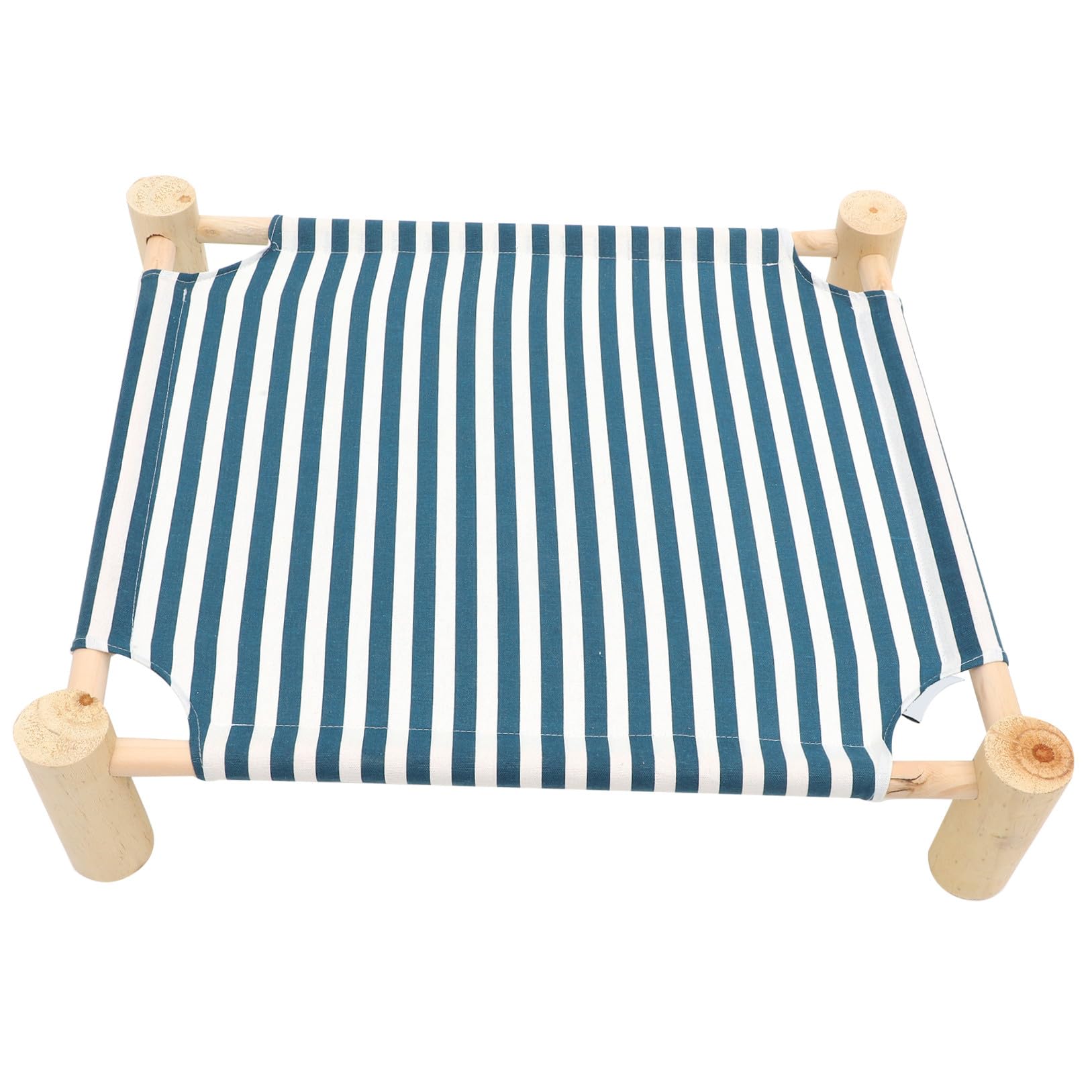 Lit pour chat avec pieds en bois lavable, panier surélevé maison