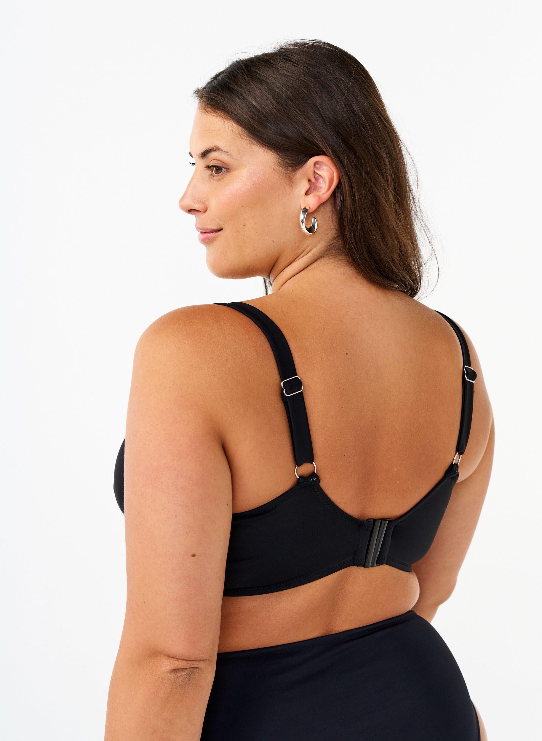 Zizzi Swim by Soutien-gorge de bikini avec armatures pour femme, grande taille, taille 42-60