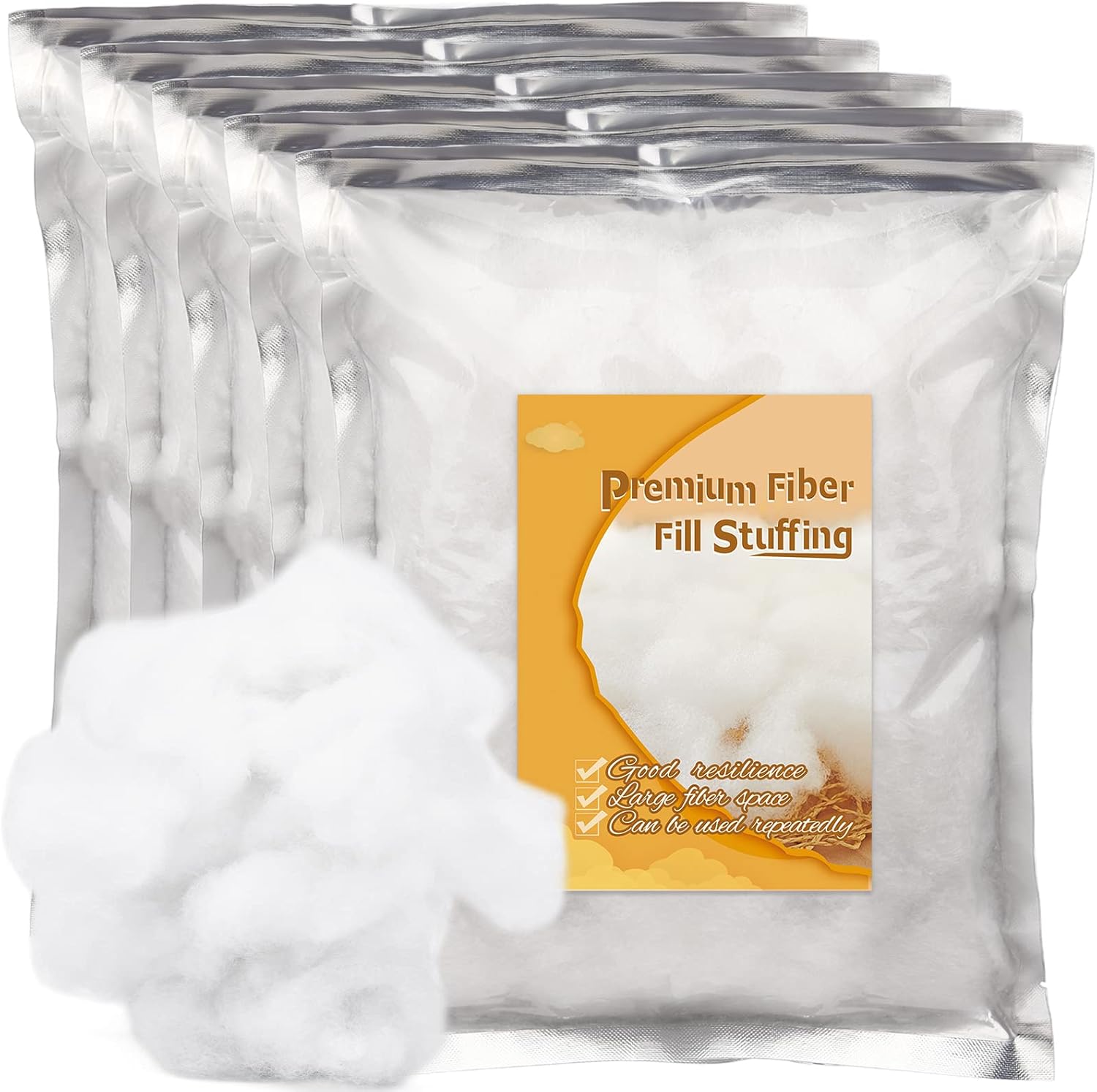 Tikjiua Pillow Fiberfill Stuffing,22.9OZ Polyester Fiber