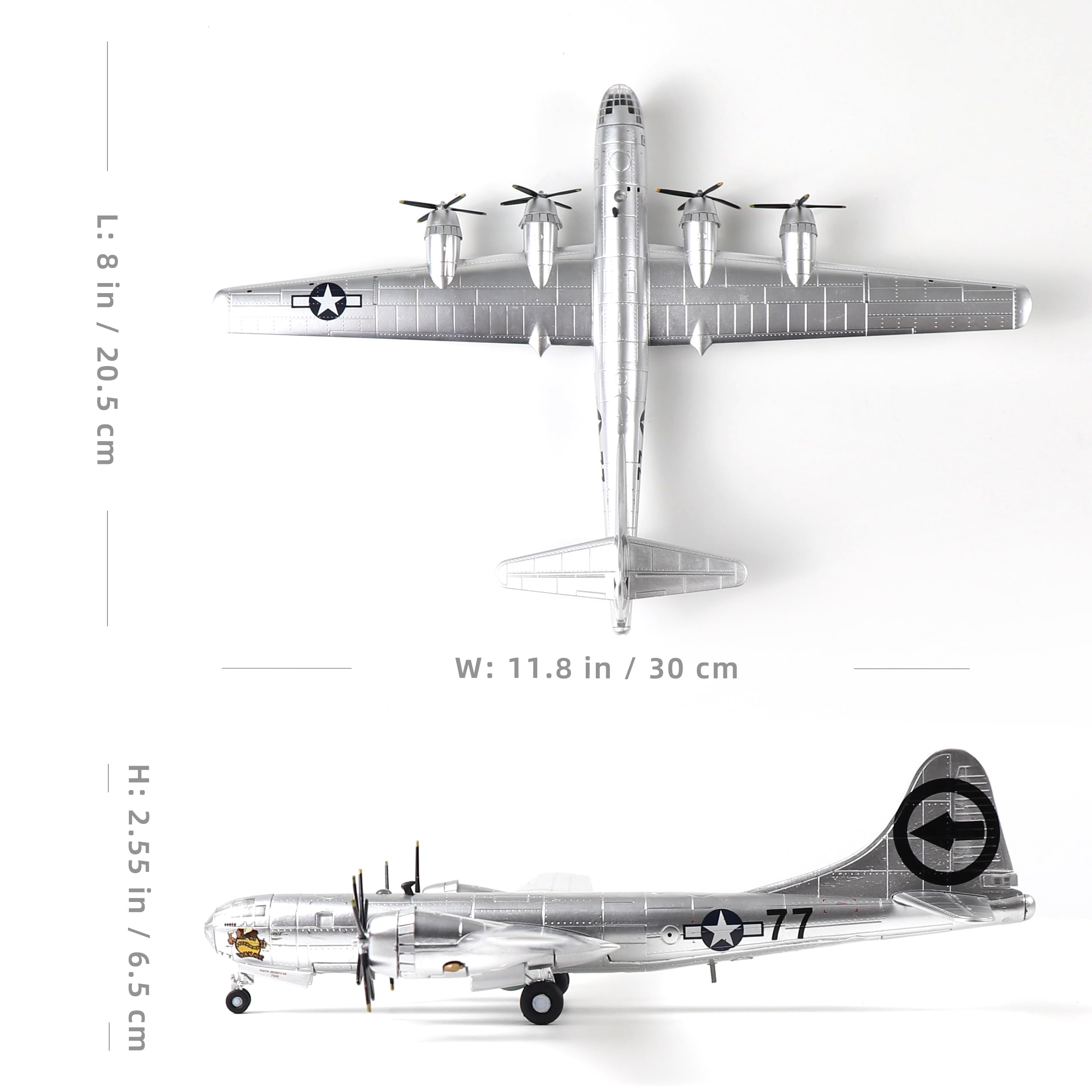 Amazon.com: SEBUNAS 1/72 Scale B-29 Superfortress Fighter Model
