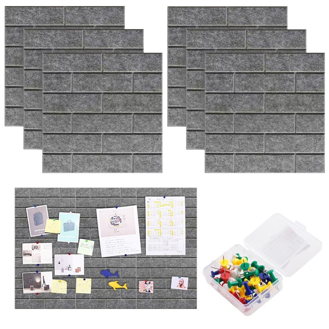 Tableau en feutre autocollant pour fixer vos notes sans abîmer les murs - 8