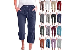 Women's 2023 Casual Summer Capri Pants: Comfort and Style for Every Occasion
