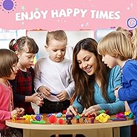 Vista 7 de 72 unidades de arcilla seca al aire de 2.38 libras, modelado a granel, arcilla mágica de modelado de espuma ultraligera para niños y adultos