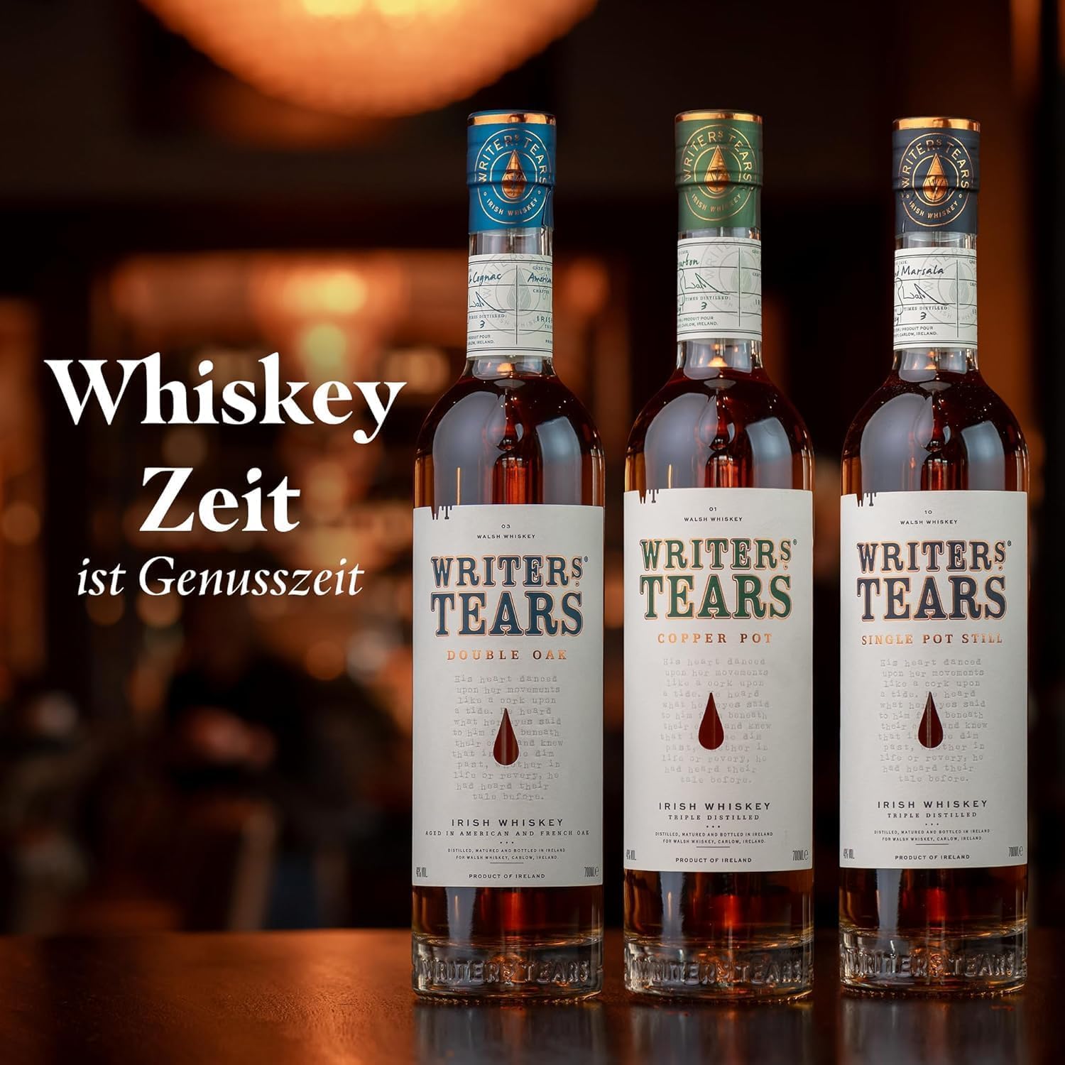 Writer's Tears DOUBLE OAK Irish Whiskey 46% Vol. 0,7l in Giftbox