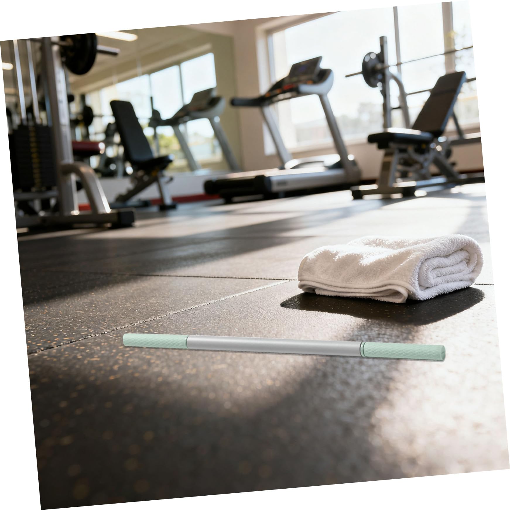 Ręczny Masażer Fitness z Antypoślizgowym Uchwytem Roller Do Masażu Mięśni Nóg i Pleców Wałek Do Rozluźniania Mięśni po Treningu i Regeneracji Sportowców