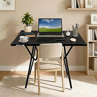 Mighty Home Multipurpose Foldable Study Table | Laptop Desk for Home & Office | 2-Seater Dining Table | Portable Design | ... Price In India