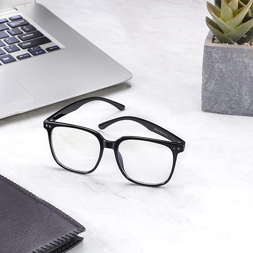 Miniatura 2 de DTIUGUTAE Gafas redondas con bloqueo de luz azul para mujeres y hombres, antirreflejos, reducen los lentes para computadora