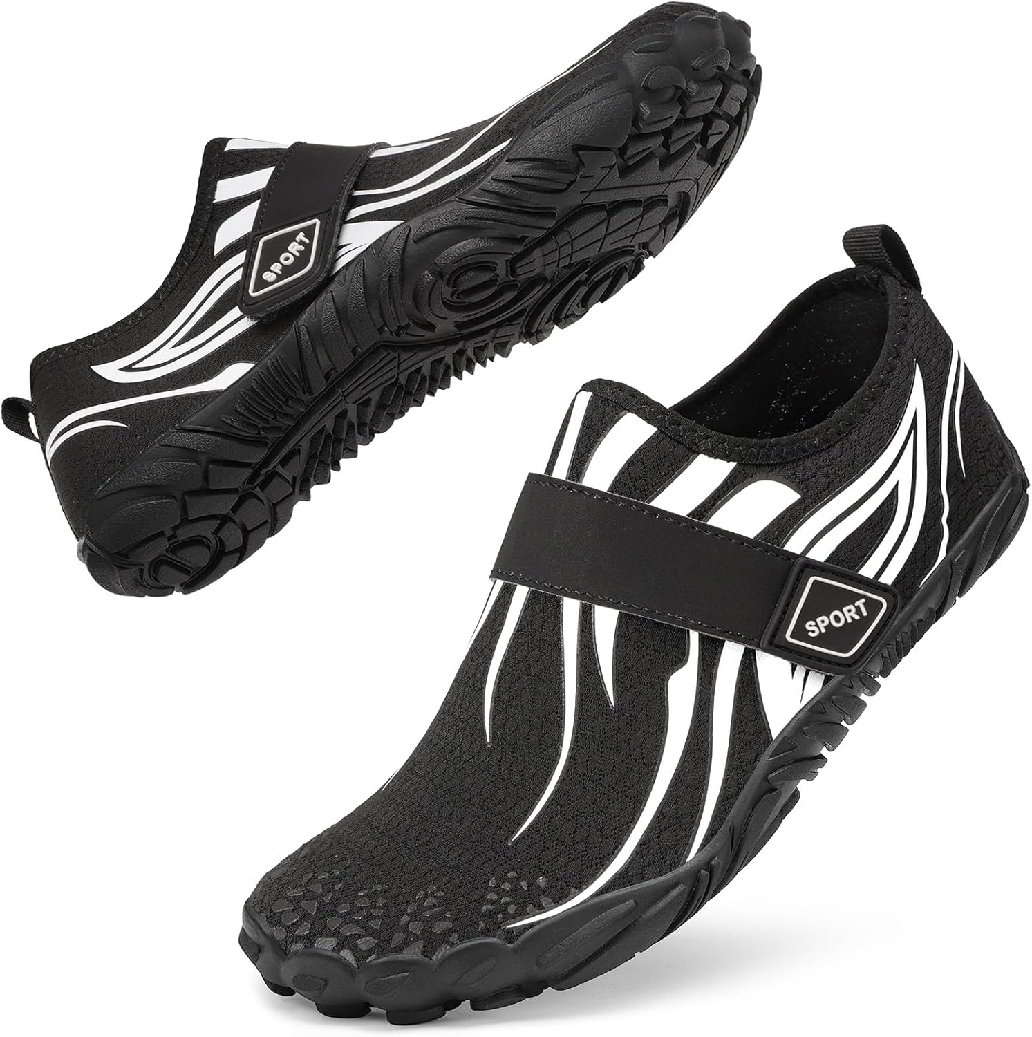 Barefoot Water Shoes Women Men Adult Hiking Swim Beach River Pool Hike Guarding Shoes Aqua Socks Protective Comfort Wide Toe Box Width Rock Climbing Vacation Outdoor 2026 New
