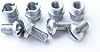 1911 Grip Screws Bushings, M1911 Clones 1911A1 Fits These and Other Standard 1911 .45 .38 Industries Stainless Steel Grip Nut Screws & Bushings,Pack of 4 Sets