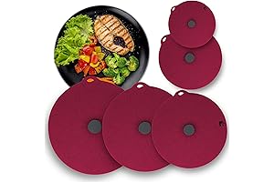 Set of 5 Premium Silicone Lids
