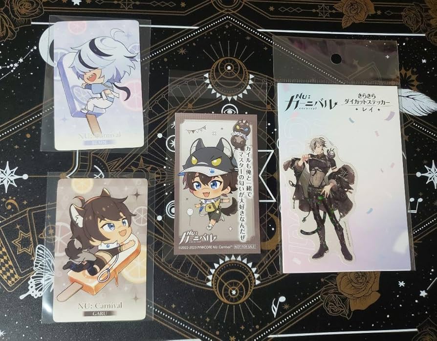 NU:カーニバル ぬカニ ブレイド ダイカットステッカー NU: カーニバル きらきらダイカットステッカー ブレイド: キャラ