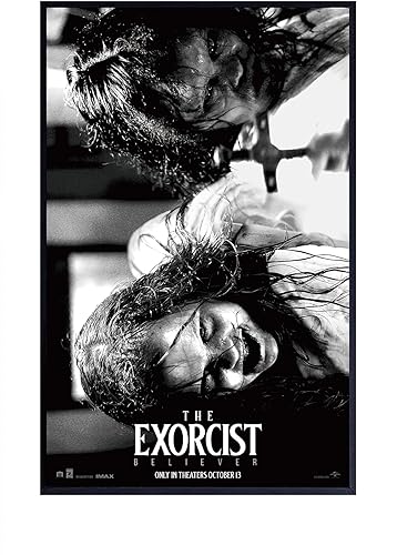 Kerry dober horror The Exorcist Believer Movie Poster Cool Wall Decor Art Print Posters for Room Aesthetic - Matte canvas Poster Frameless Gift 11 x