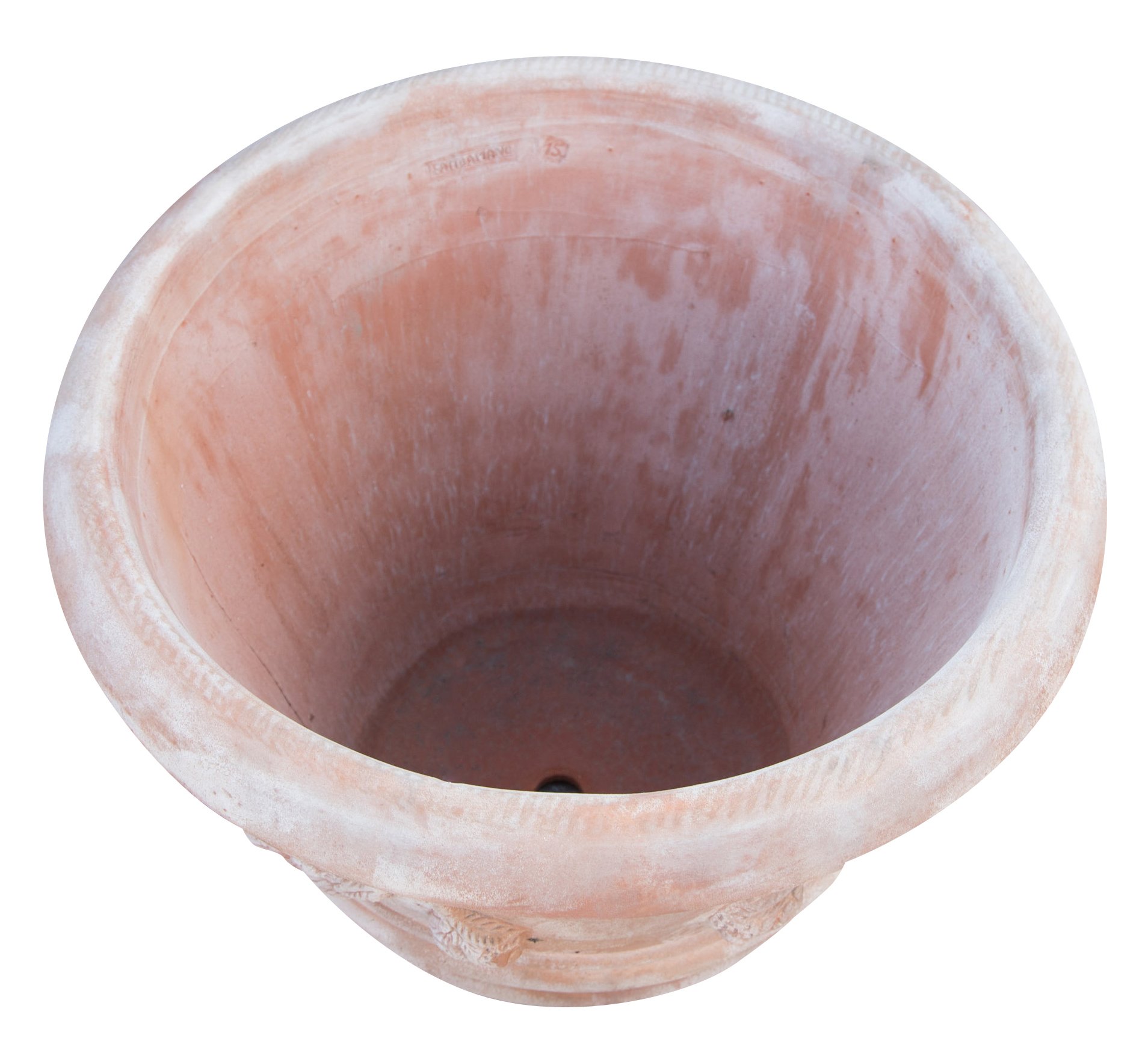 Set 2 Vase en terre cuite Vase d'extérieur Vase rond Jardinière de