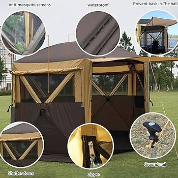 Amazon.com: MIIKHI Hexagon Tent, Automatic Tent, Windproof