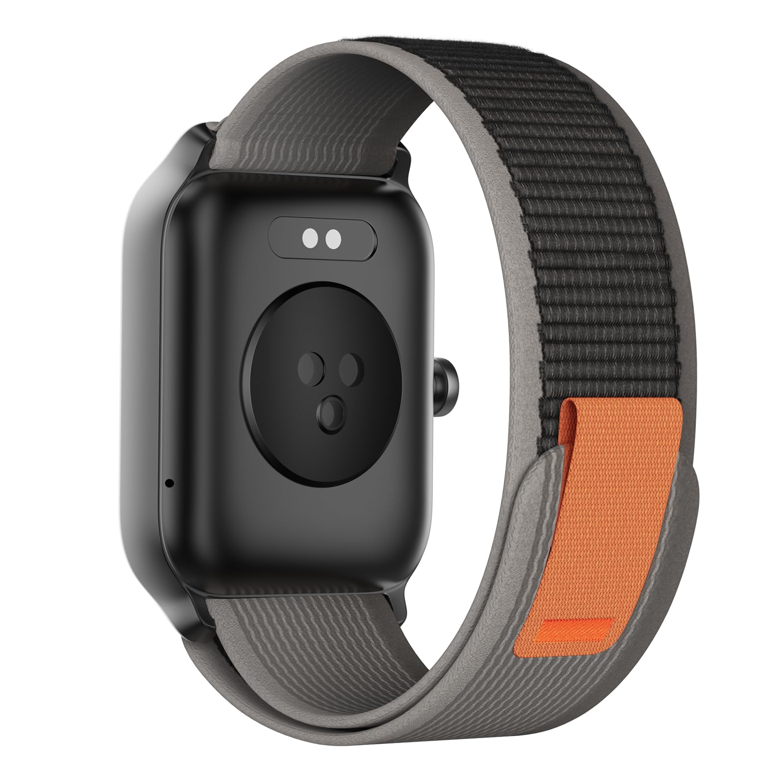 Smart Watch IDW13 Strap, 22mm Nylon Strap，Adjustable Watch Straps Smart Watch Wristbands for Men Women-Black